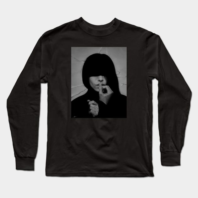 Loneliness Basement Long Sleeve T-Shirt by Paul Draw